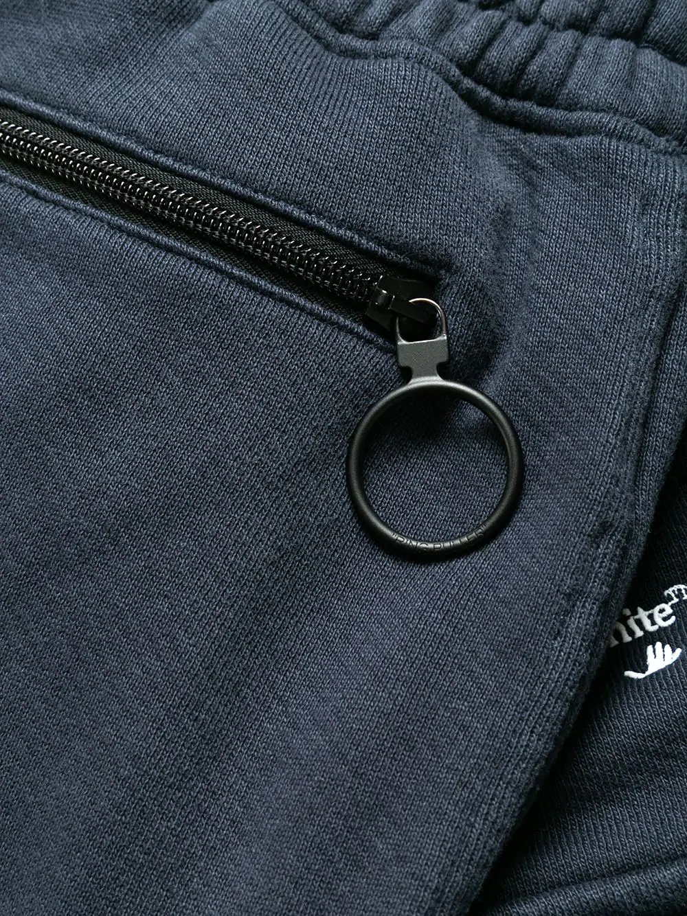 logo-print patch-detail track pants - 6