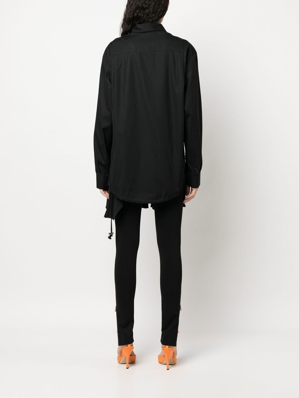 extra-fabric-detail shirt - 4