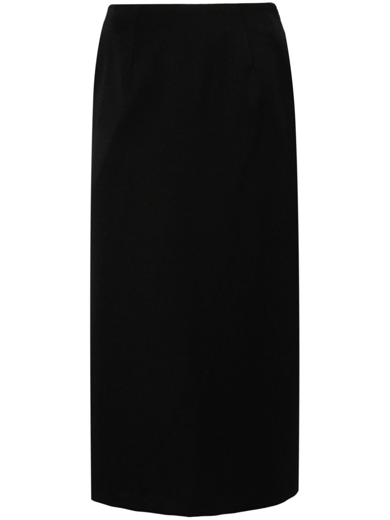 flap-detail midi skirt 1