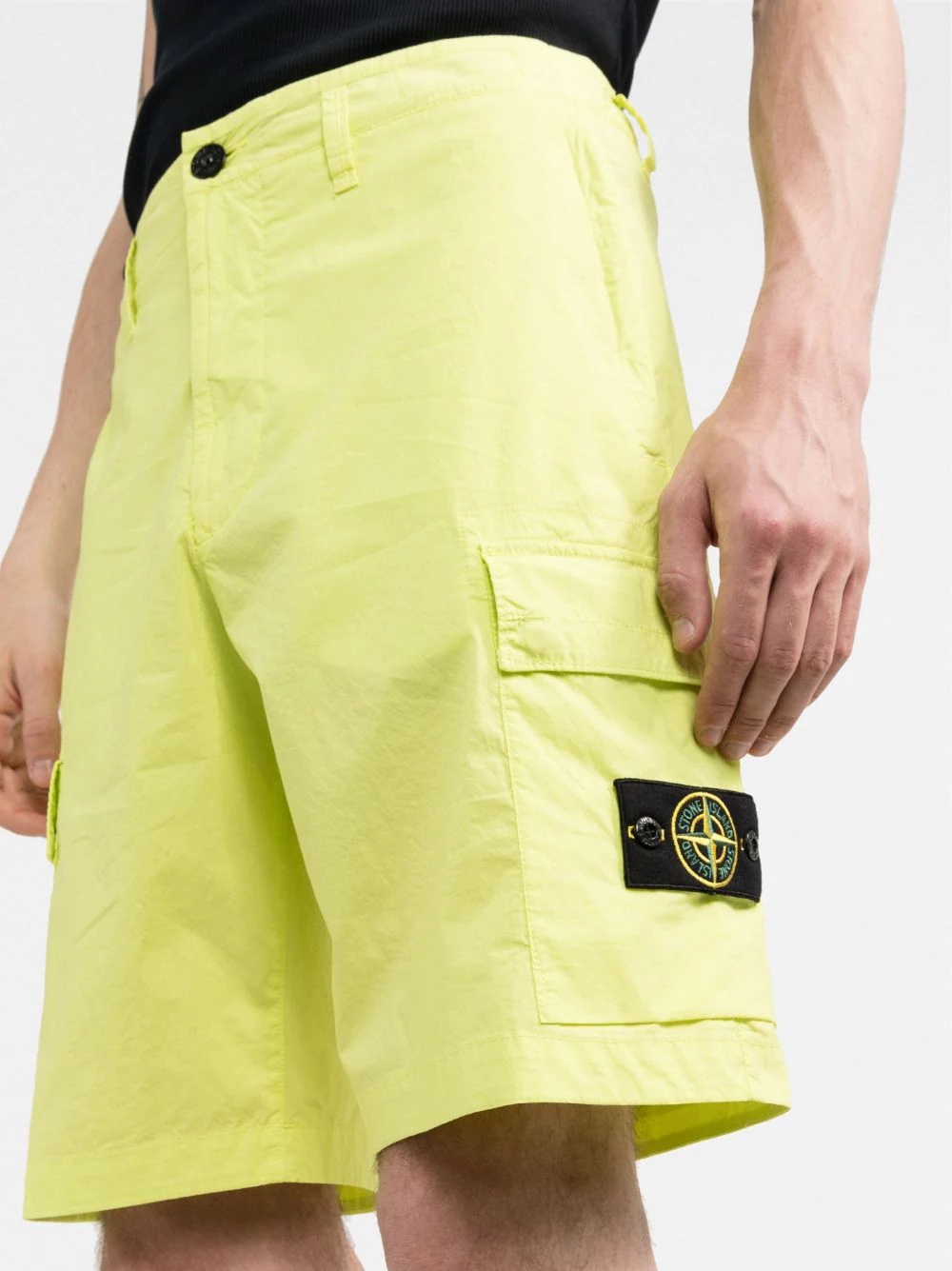 Compass logo-patch cargo shorts - 5