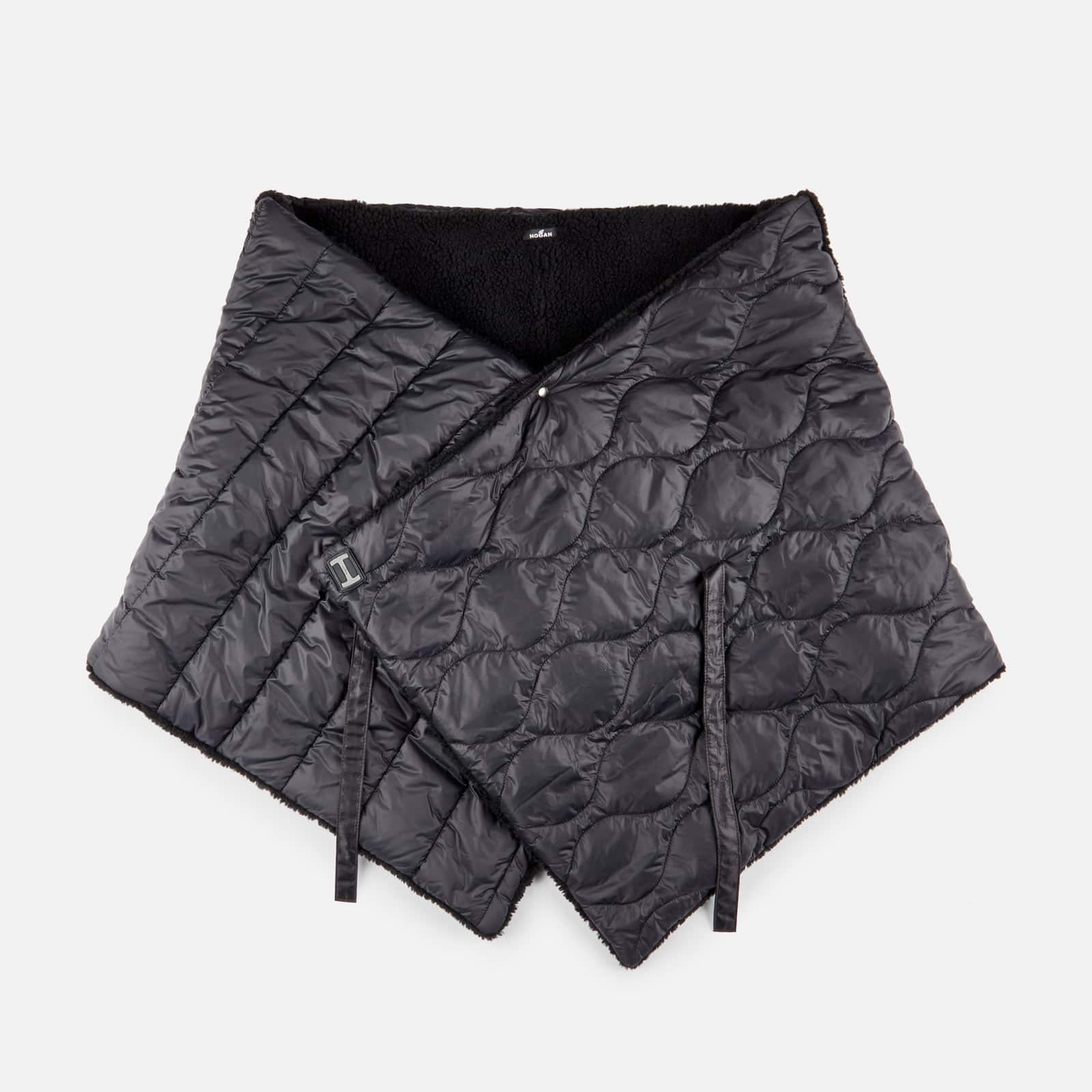 Hogan Quilted Scarf Black - 1
