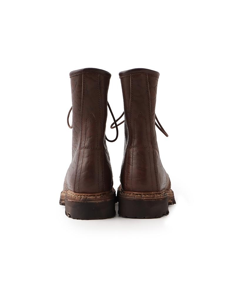 SCOUT MOC BOOTS HI-FOLK DK.BROWN - 4