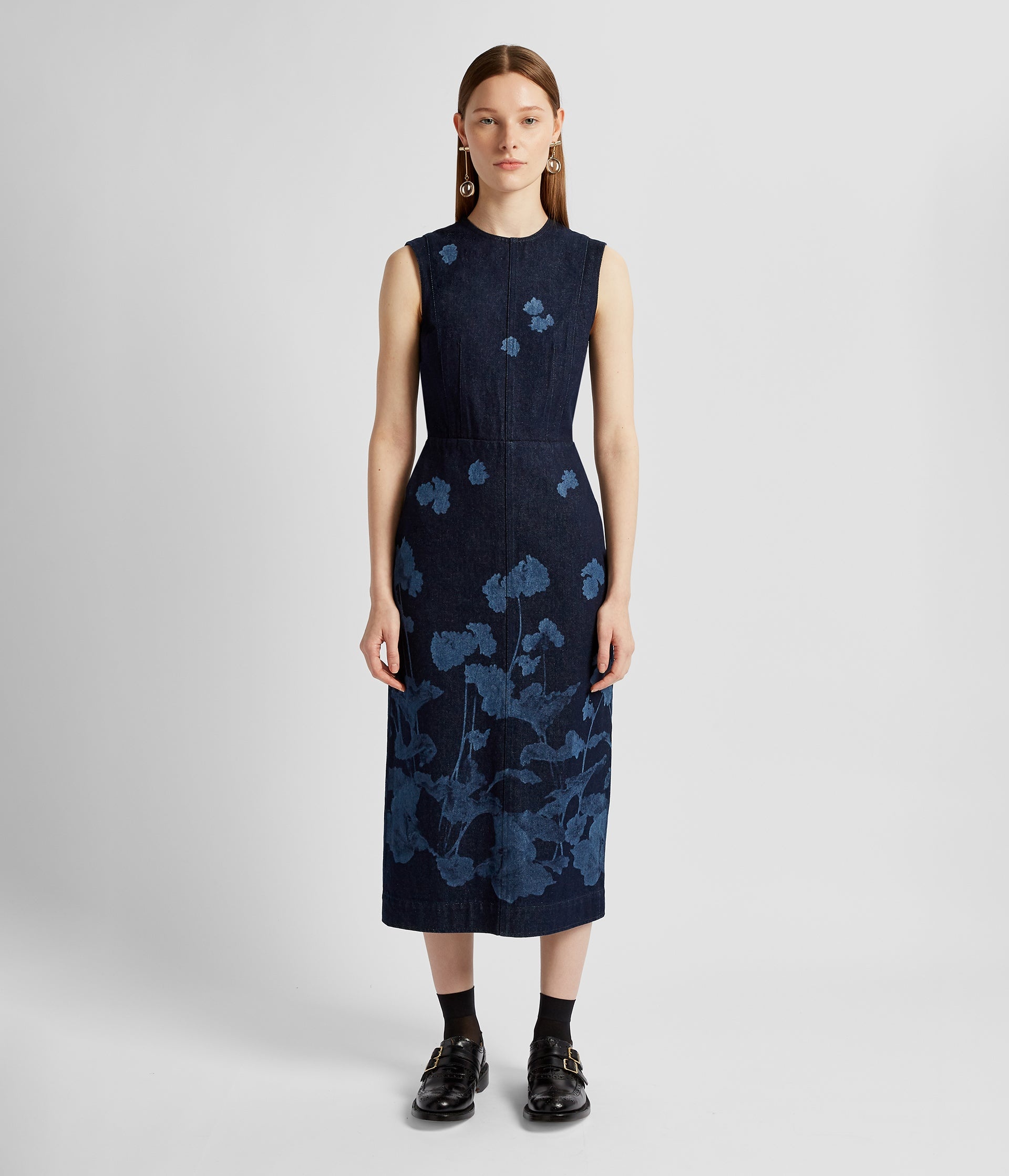 SLEEVELESS MIDI DRESS - 2
