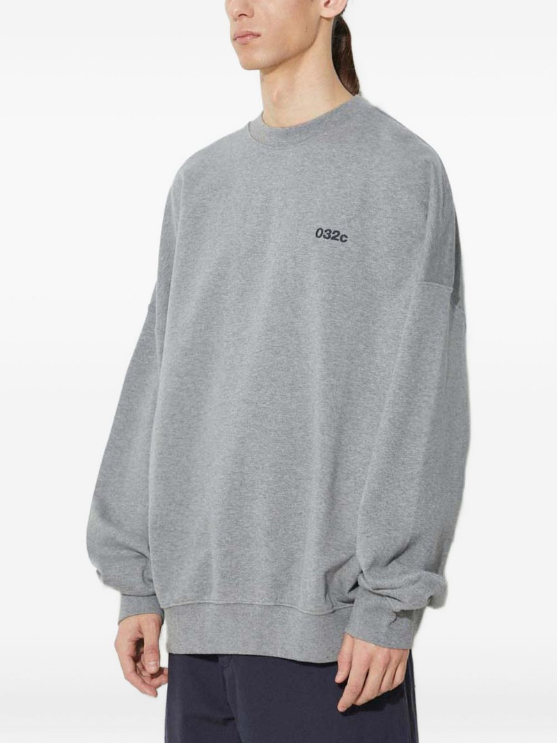 032c logo-print long-sleeves sweatshirt outlook