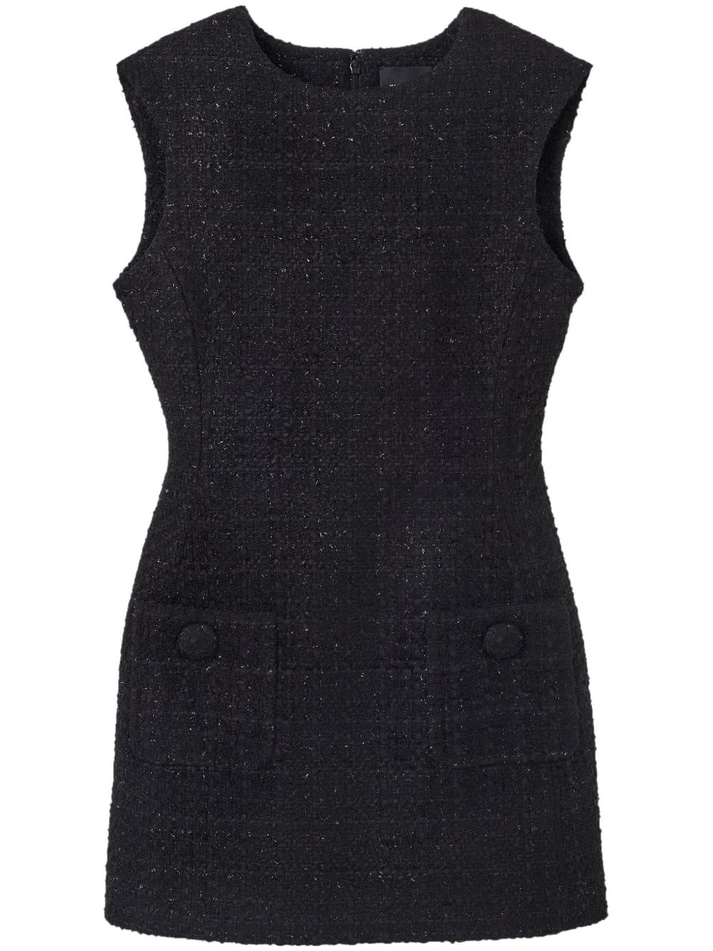 tweed mini dress - 1