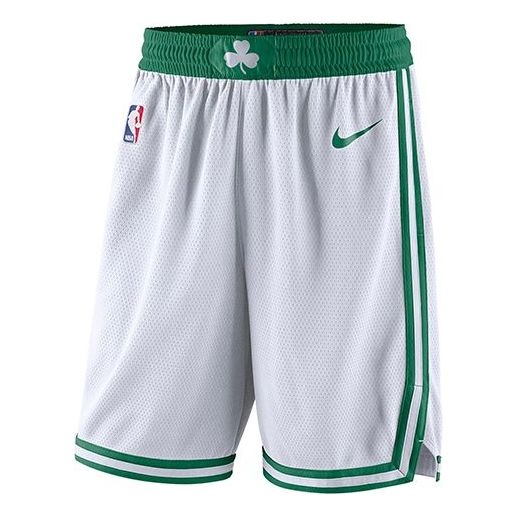 Nike NBA limited SW Fan Edition Boston Celtics Basketball Shorts White AJ5586-100 - 1