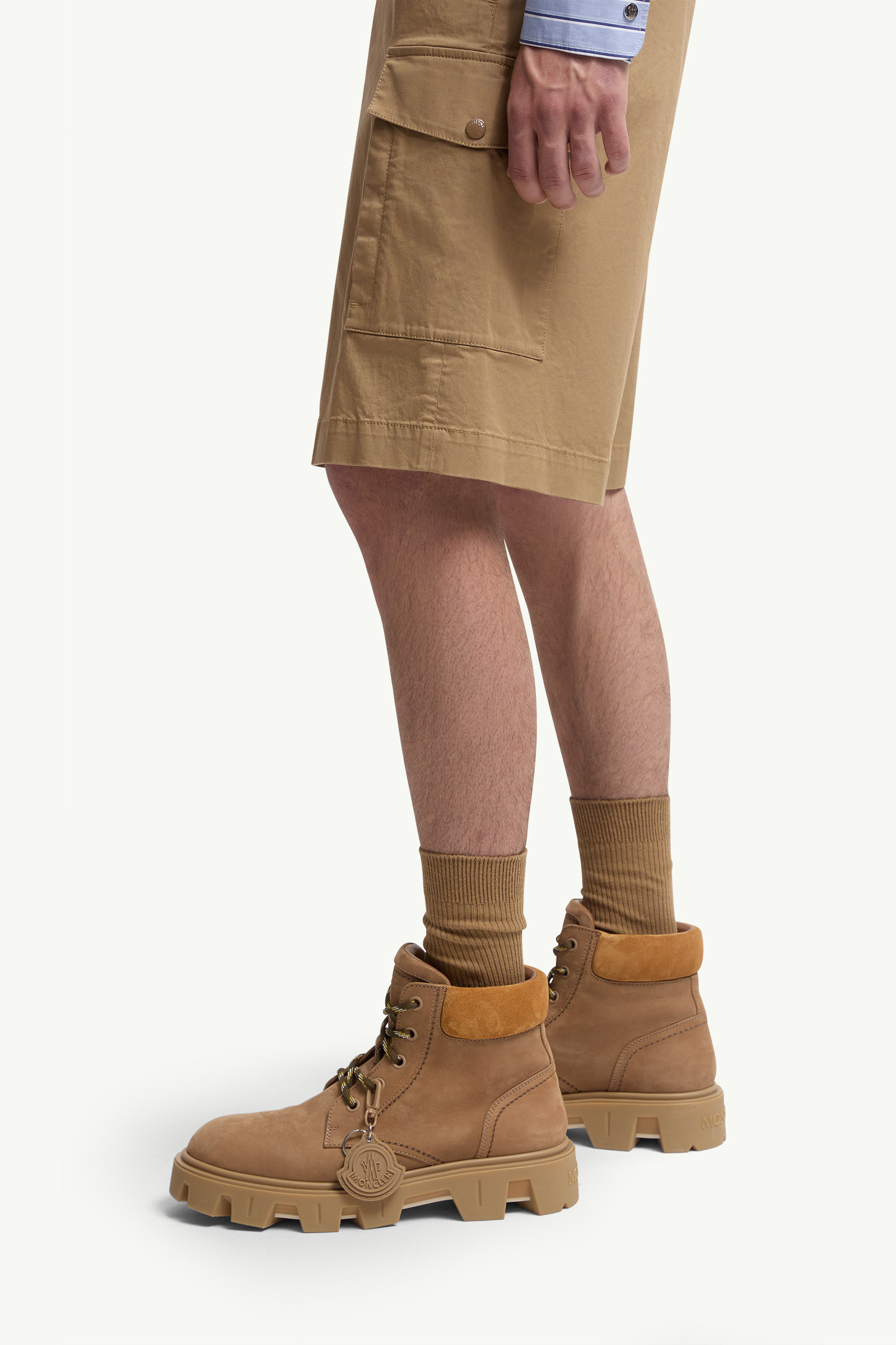 Cotton Gabardine Cargo Shorts - 4