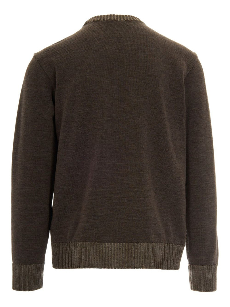 Paul & Shark ribbed-hem wool sweater outlook