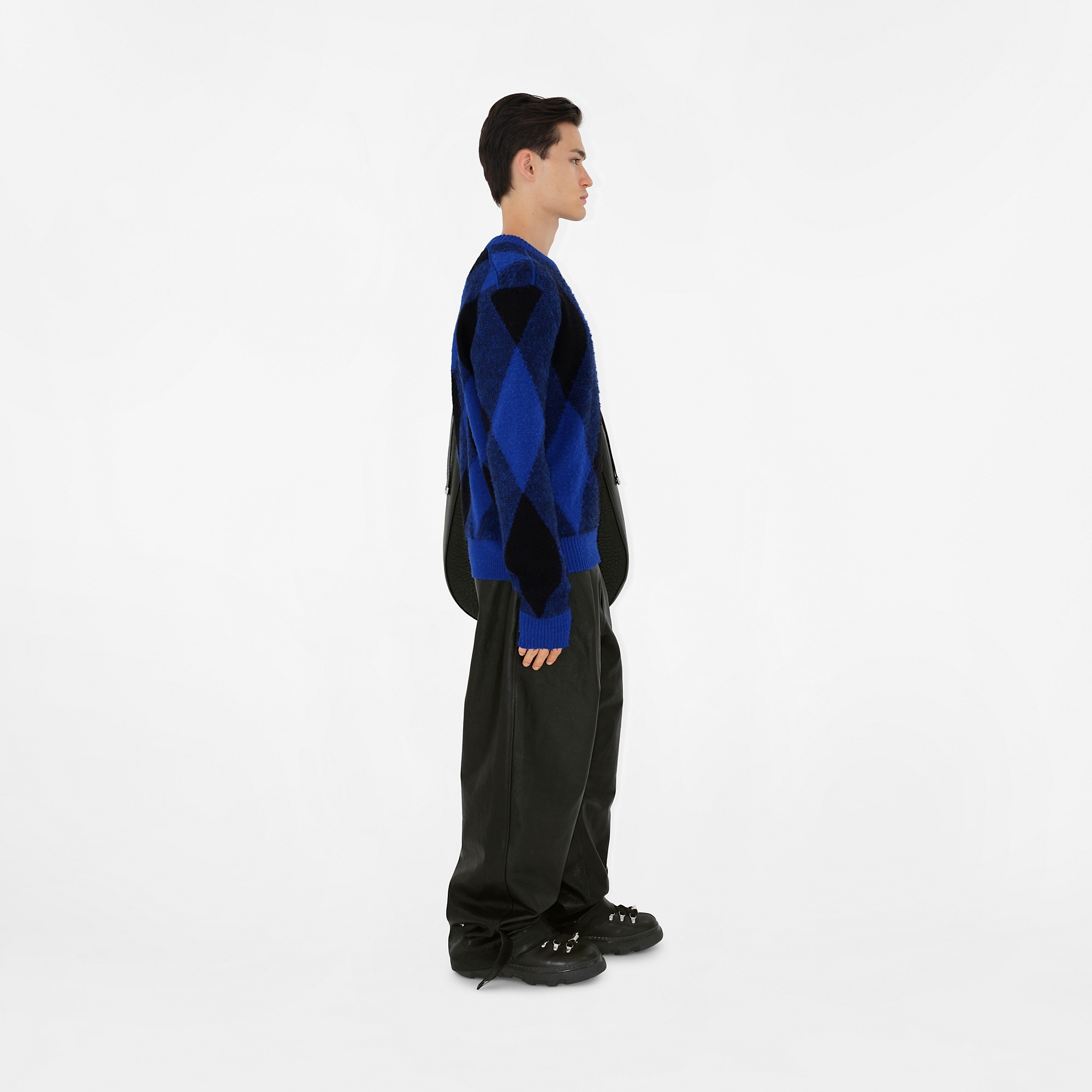 Argyle Wool Sweater - 3