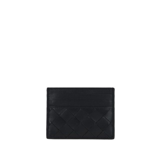 Black woven card case - 1