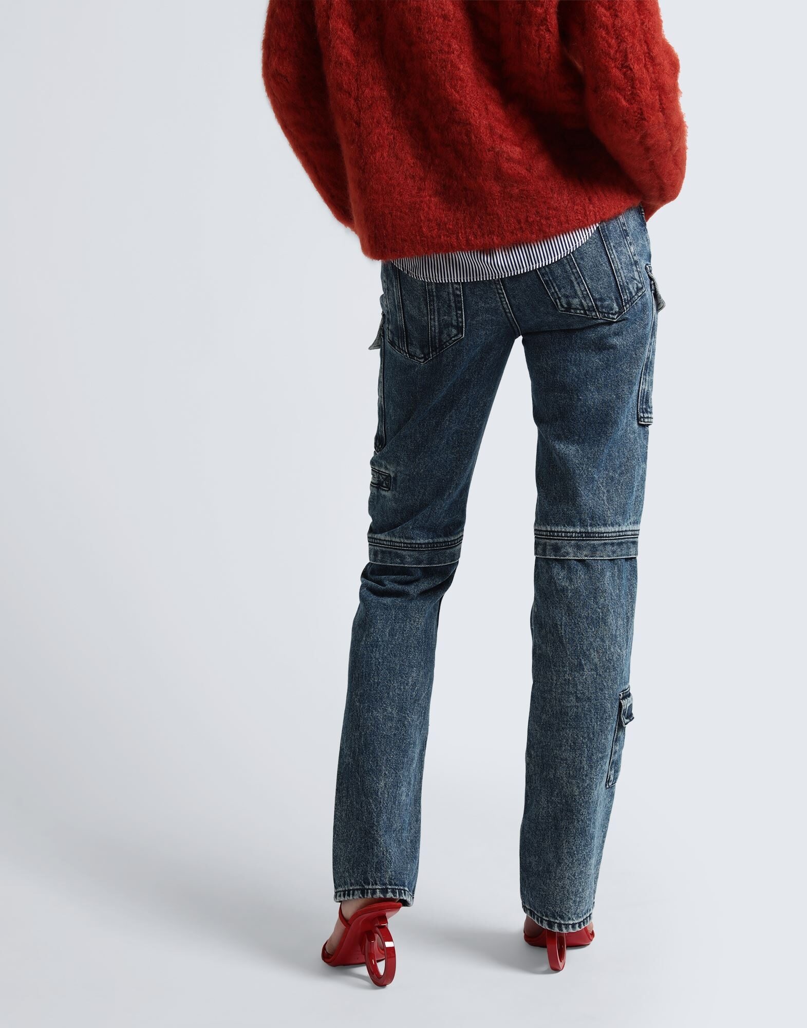 Blue Women's Denim Pants - 3