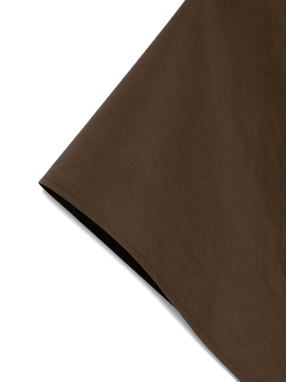 shawl-collar cotton scarf - 2