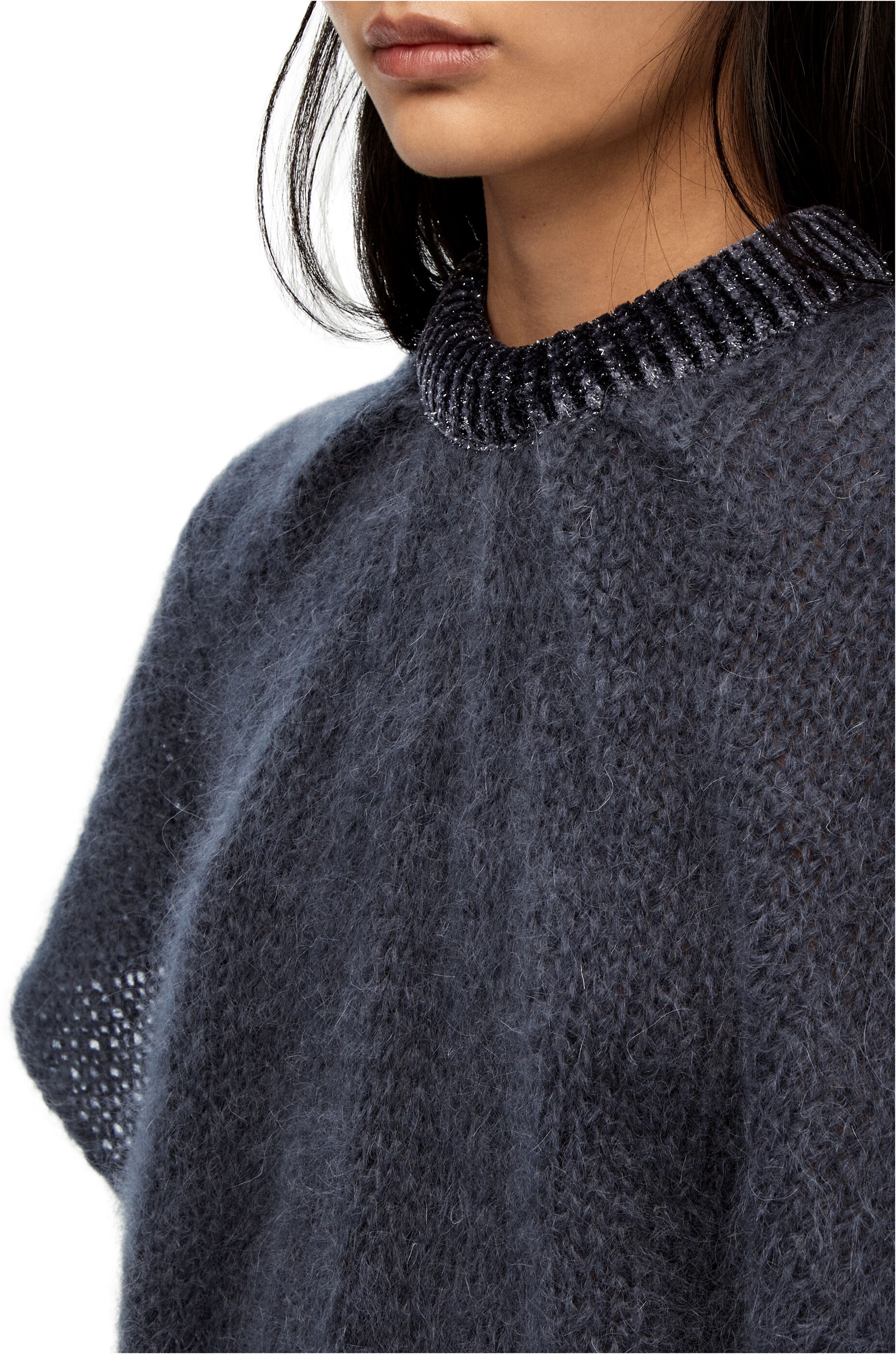 Oversize sweater in mohair - 5
