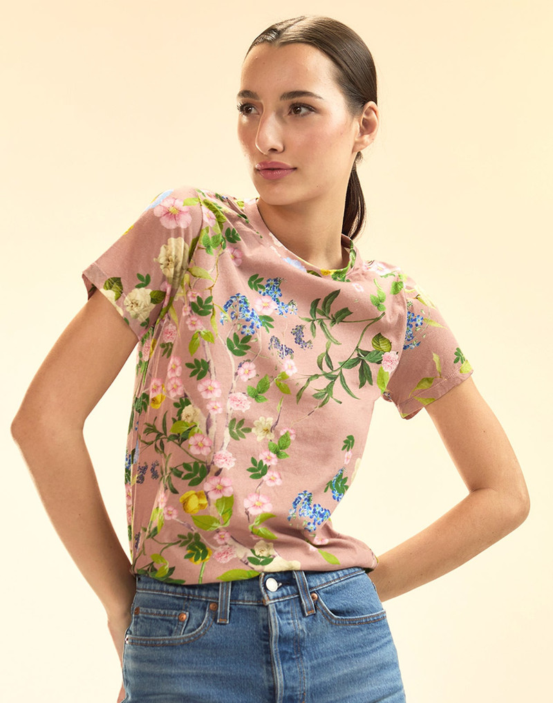 CYNTHIA ROWLEY Everyday Cotton Tee outlook