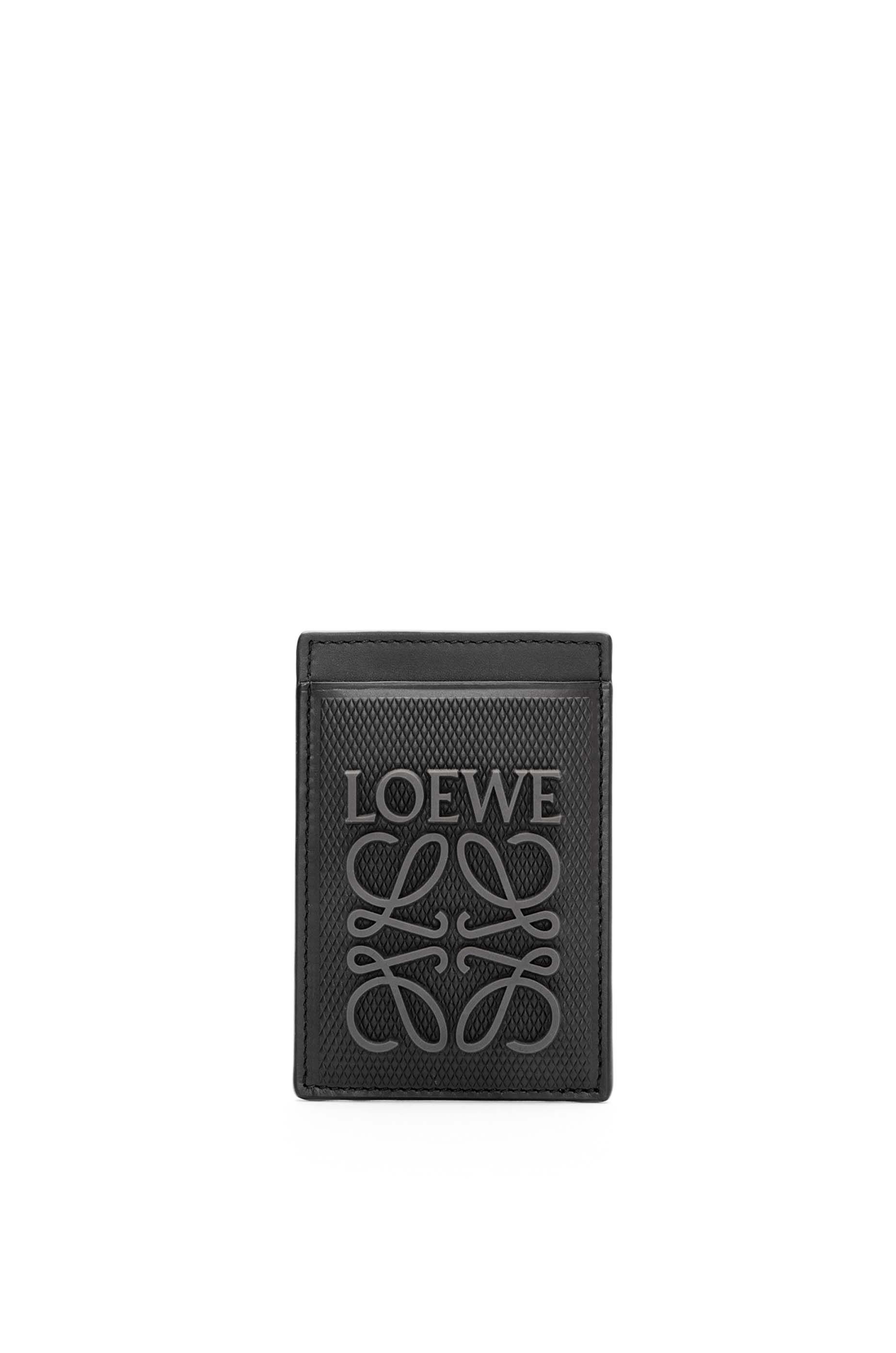Slim cardholder in diamond calfskin - 1
