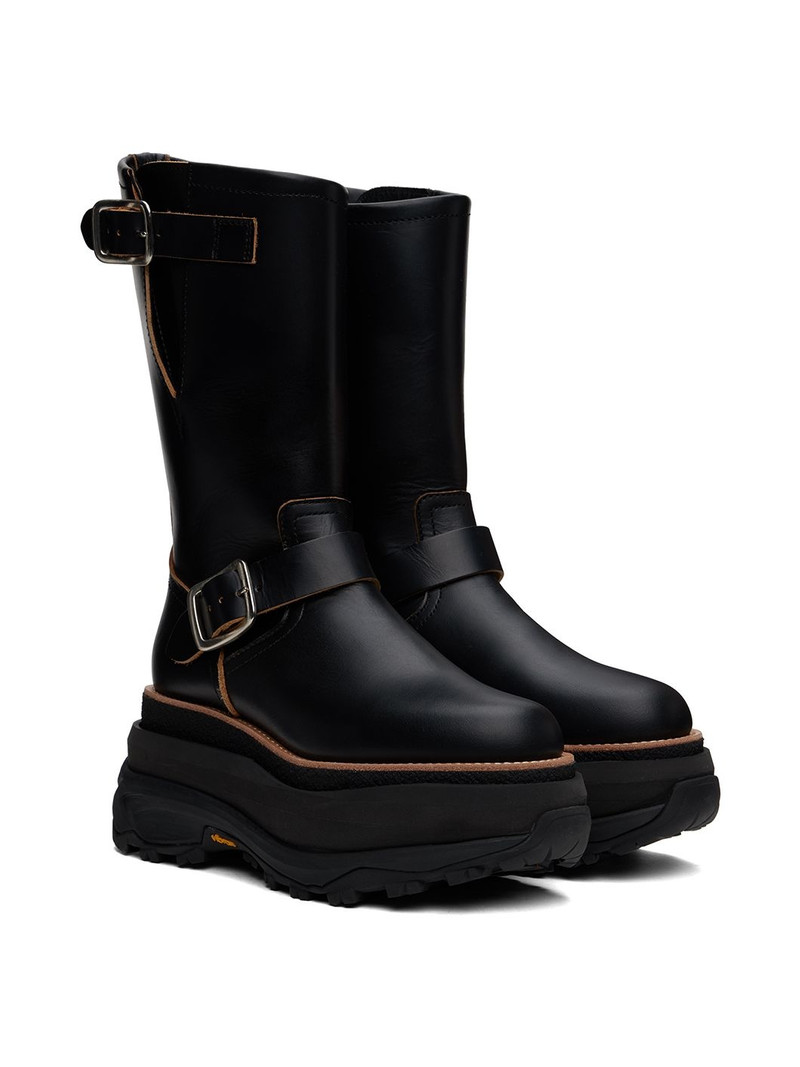 Black Engineer Boots 4