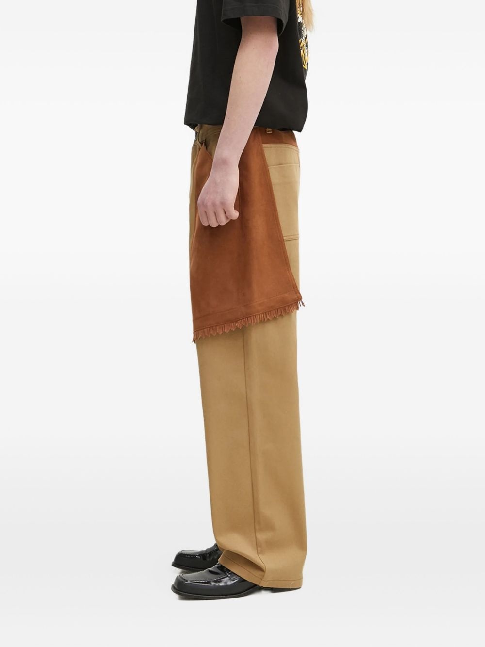 fringe-detail jeans - 2