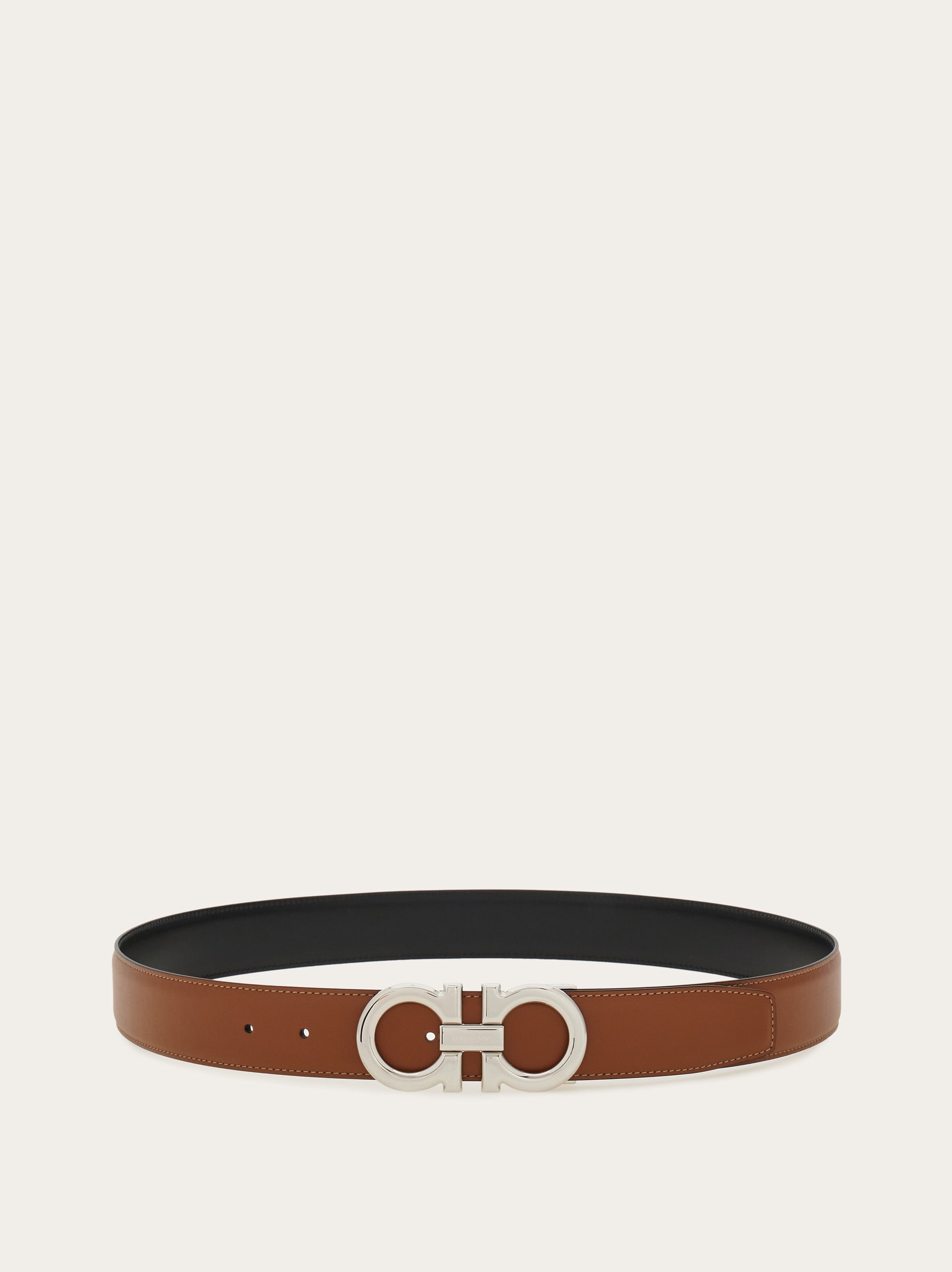 Reversible and adjustable Gancini belt - 3