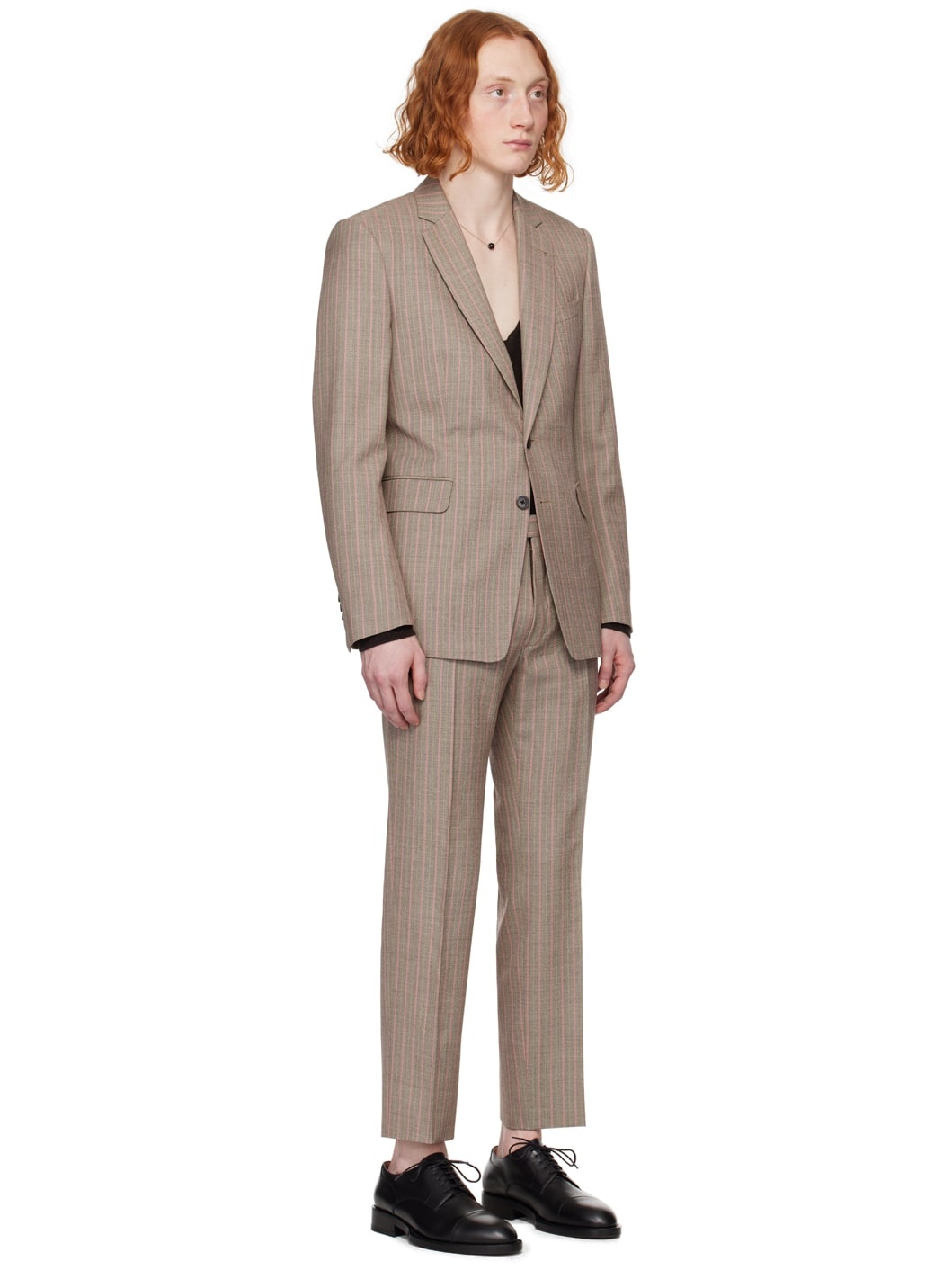 Brown Slim Fit Suit - 2