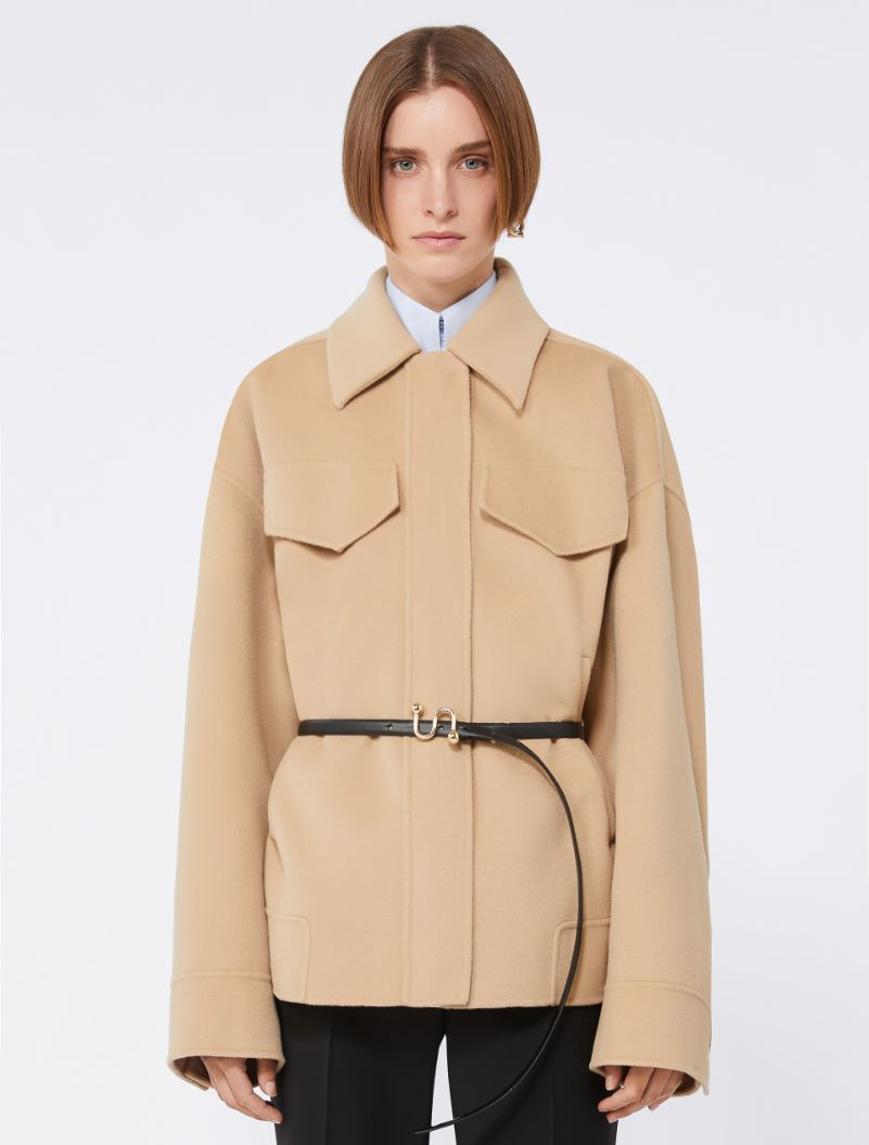 Double-faced wool pea coat - 3