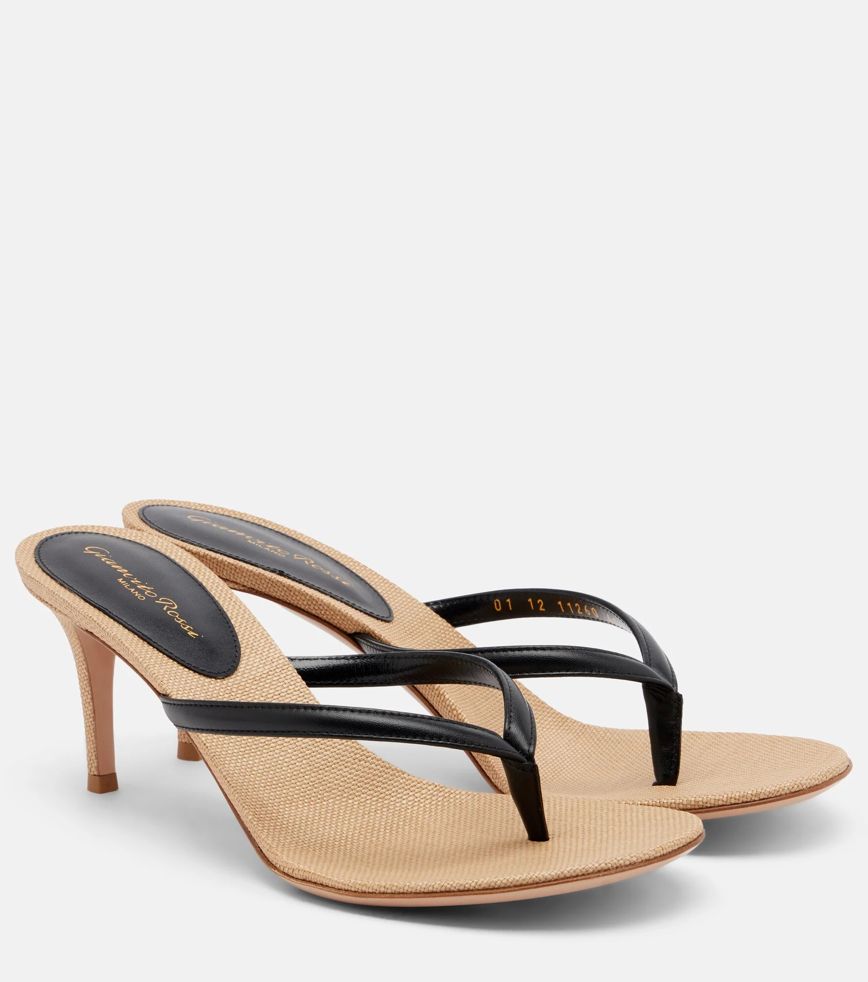 Calypso leather thong sandals - 1