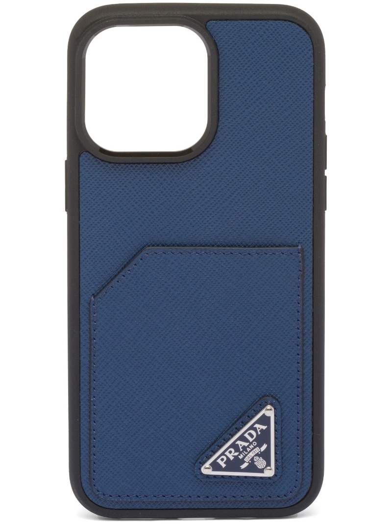 Saffiano leather Phone 14 Pro Max - 1