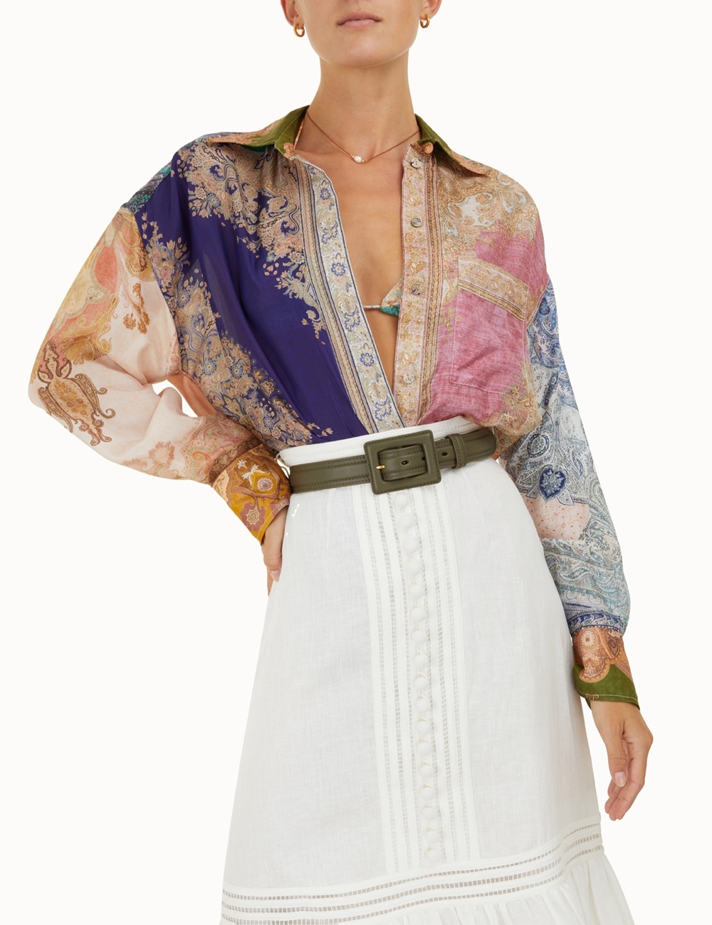TOP STITCH JEAN BELT - 2