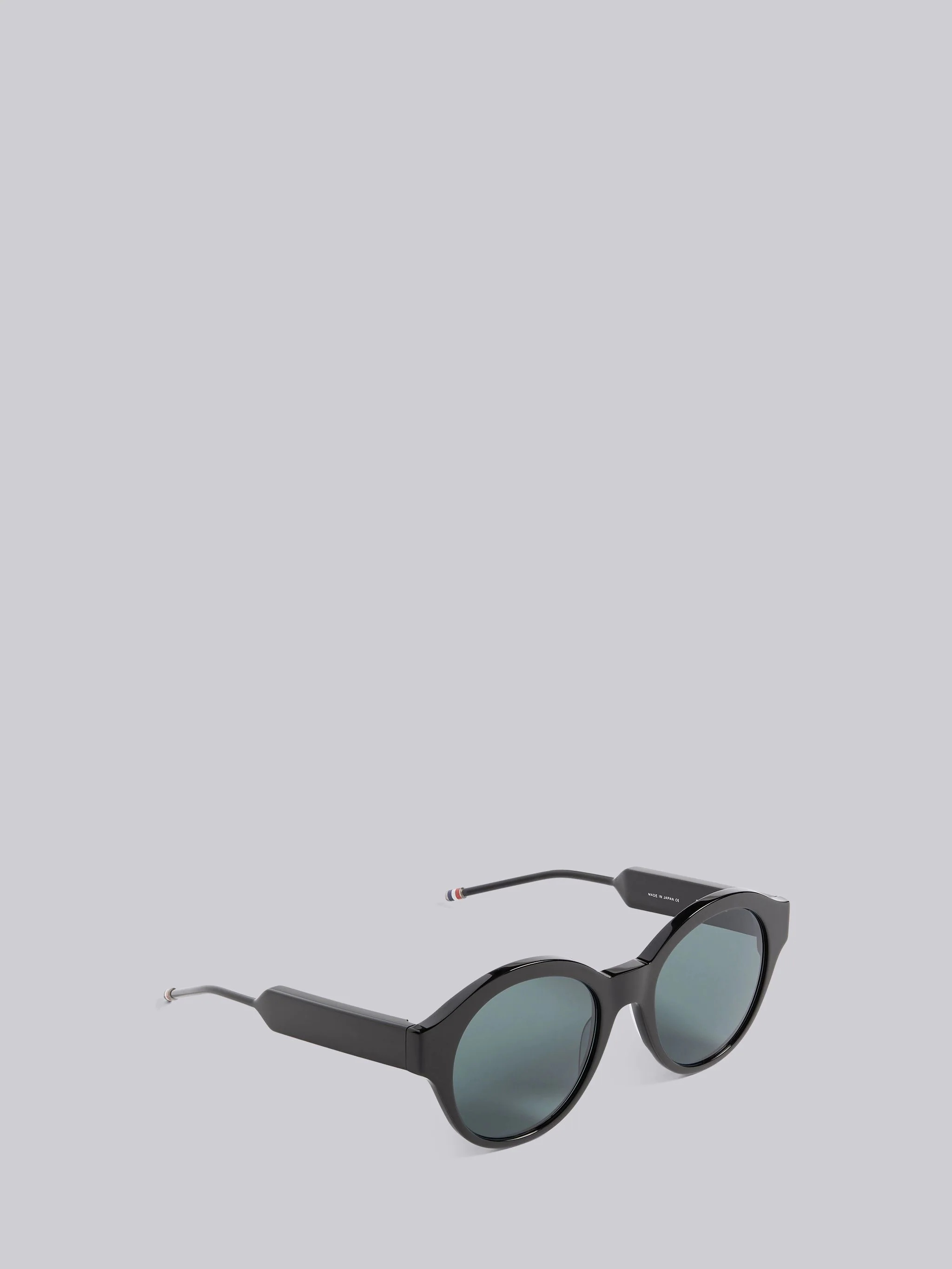 TB717 - Black And Grey Round Sunglasses - 4