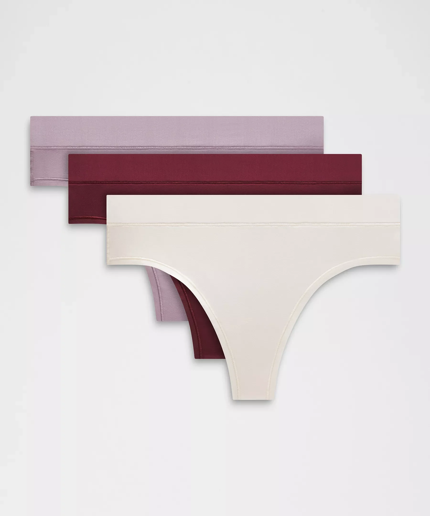 UnderEase High-Rise Thong Underwear *3 Pack - 1