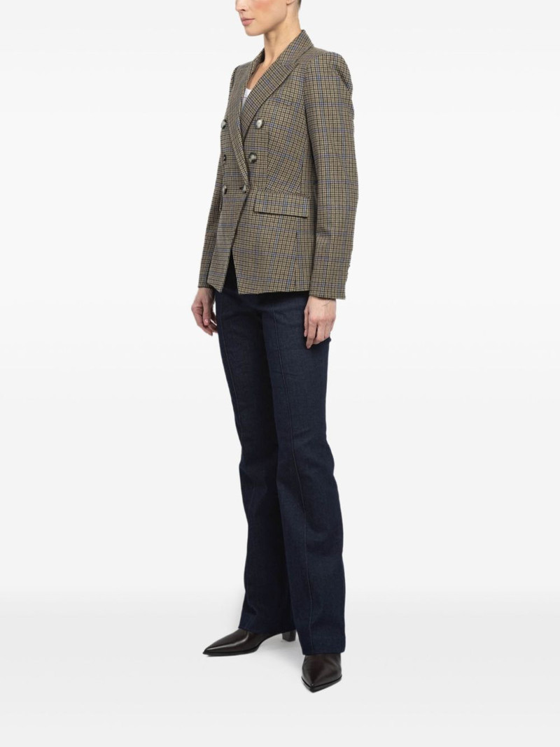 Miller Dickey double-breasted check blazer 3