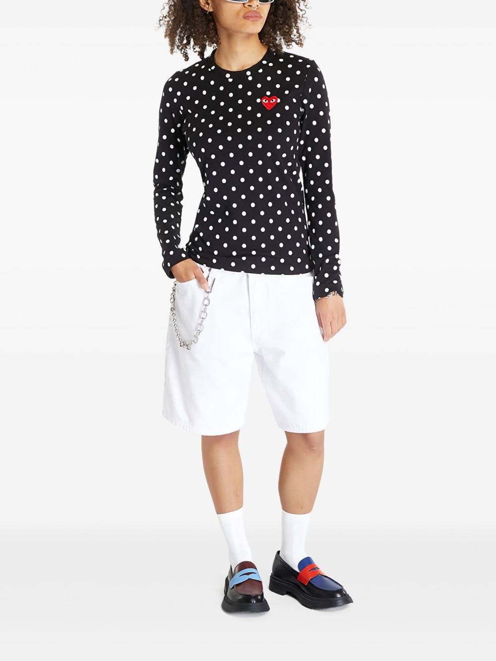polka-dot T-shirt - 2