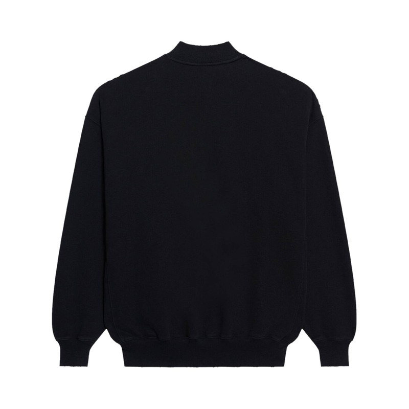 BALENCIAGA Balenciaga Free Logo Crewneck 'Black/White' outlook