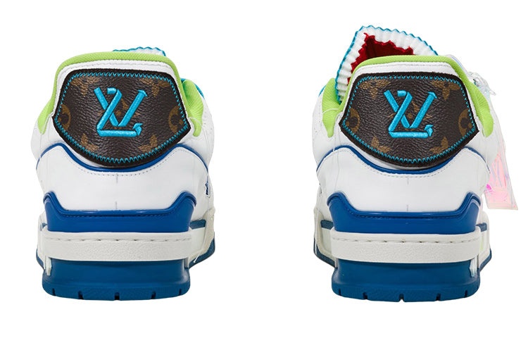 LOUIS VUITTON Trainers 'White Blue Green for Ghana' 1A9DBB - 3