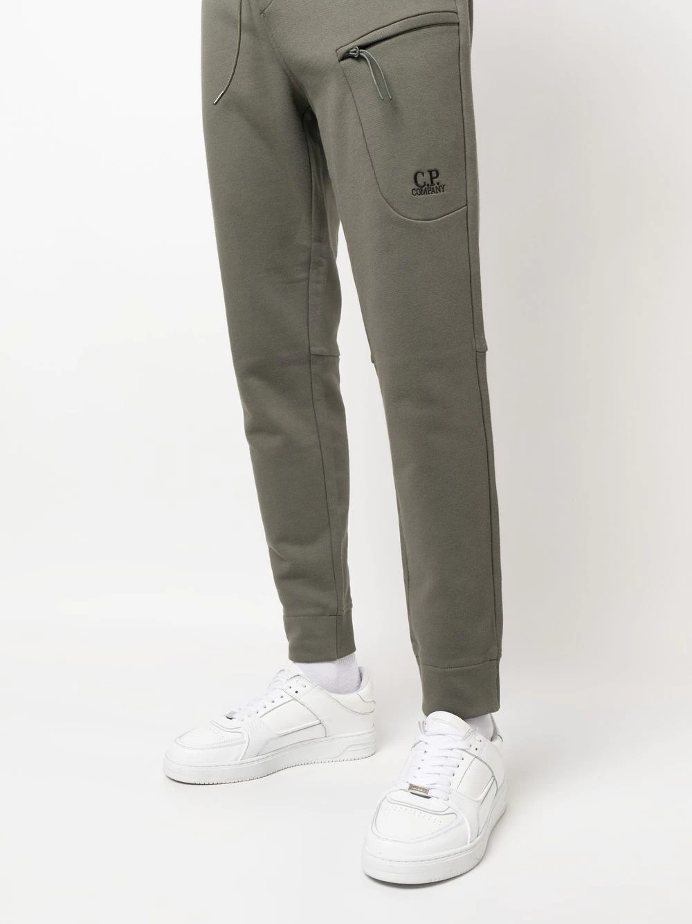 cotton logo-embroidered track-pants - 5