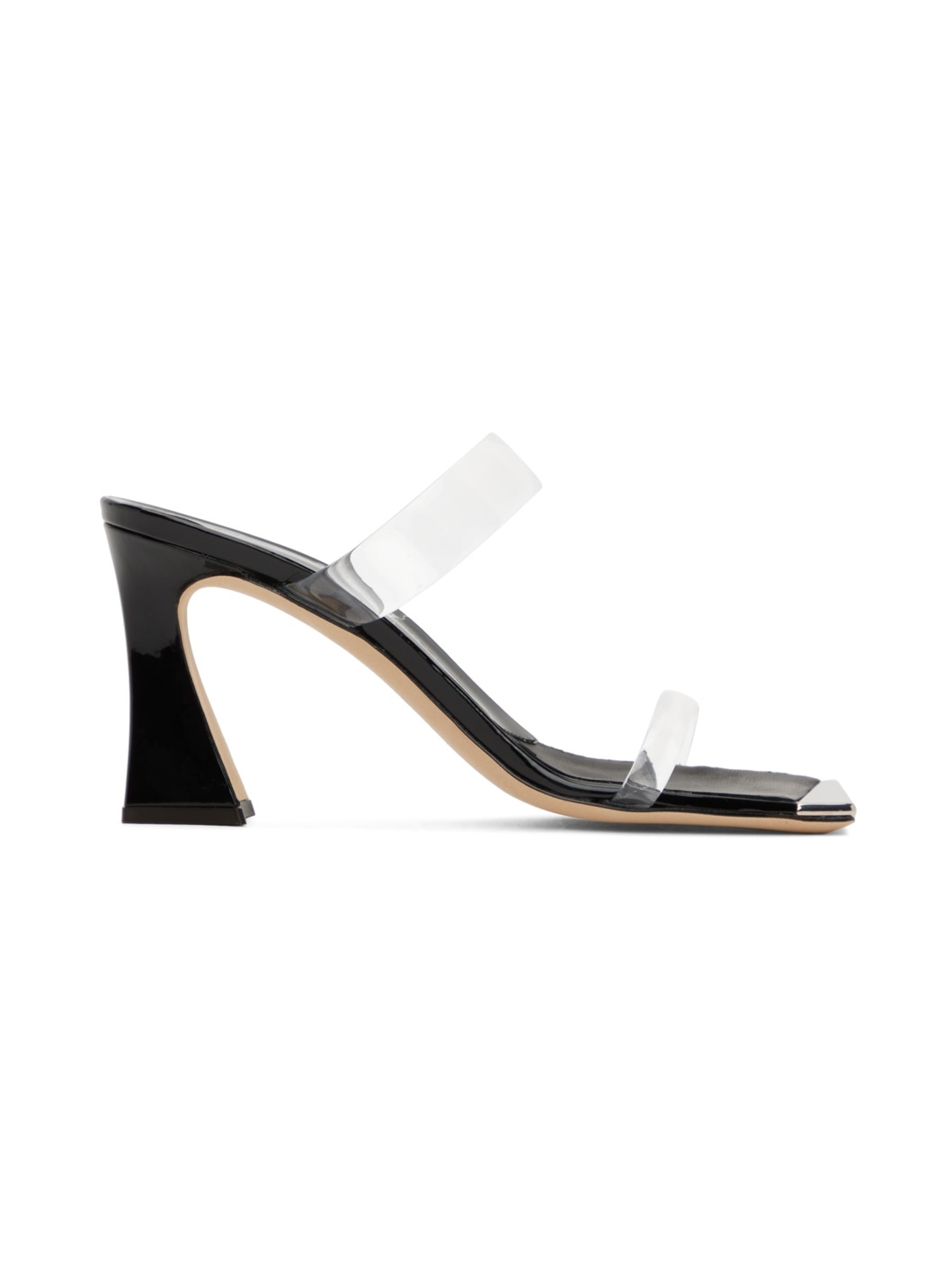 Black Flaminia 85 Heeled Sandals - 1