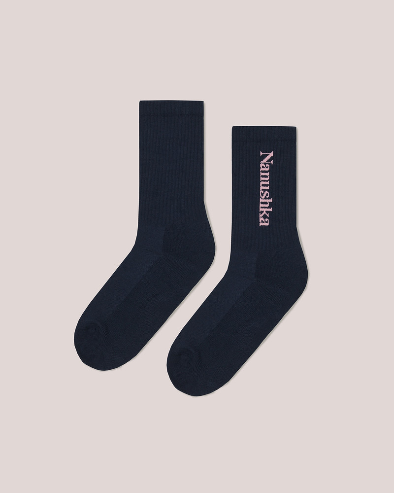 WINT - Cotton socks - Navy 1
