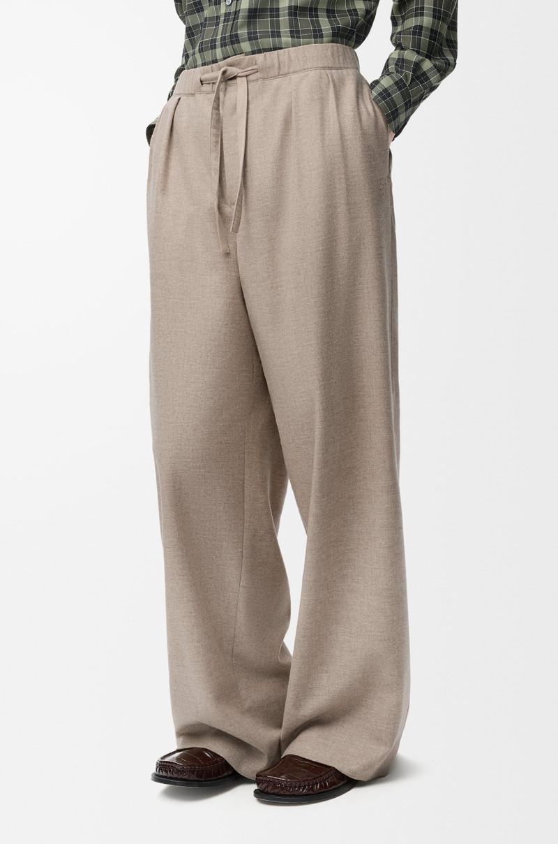 Drawstring trousers in wool and cashmere 3