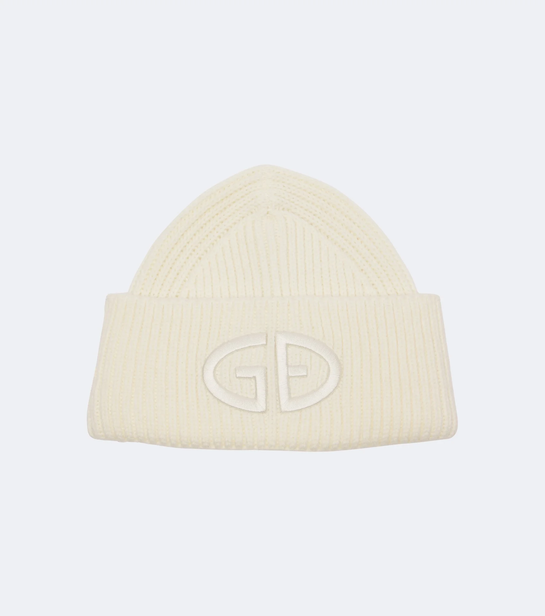 Valerie embroidered ribbed-knit beanie - 1