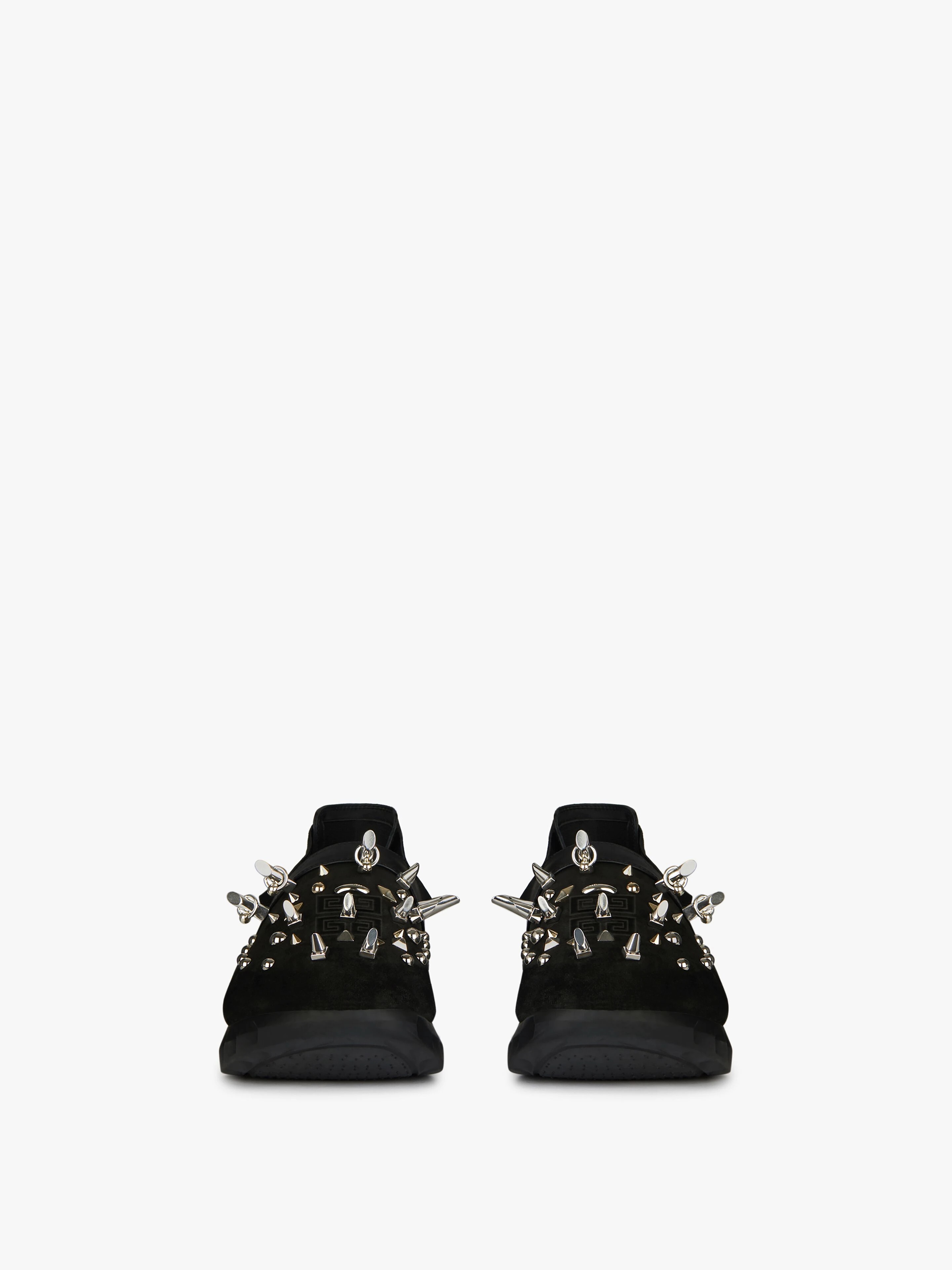 MARSHMALLOW SANDALS IN RUBBER, SUEDE, SHEARLING WITH STUDS - 2