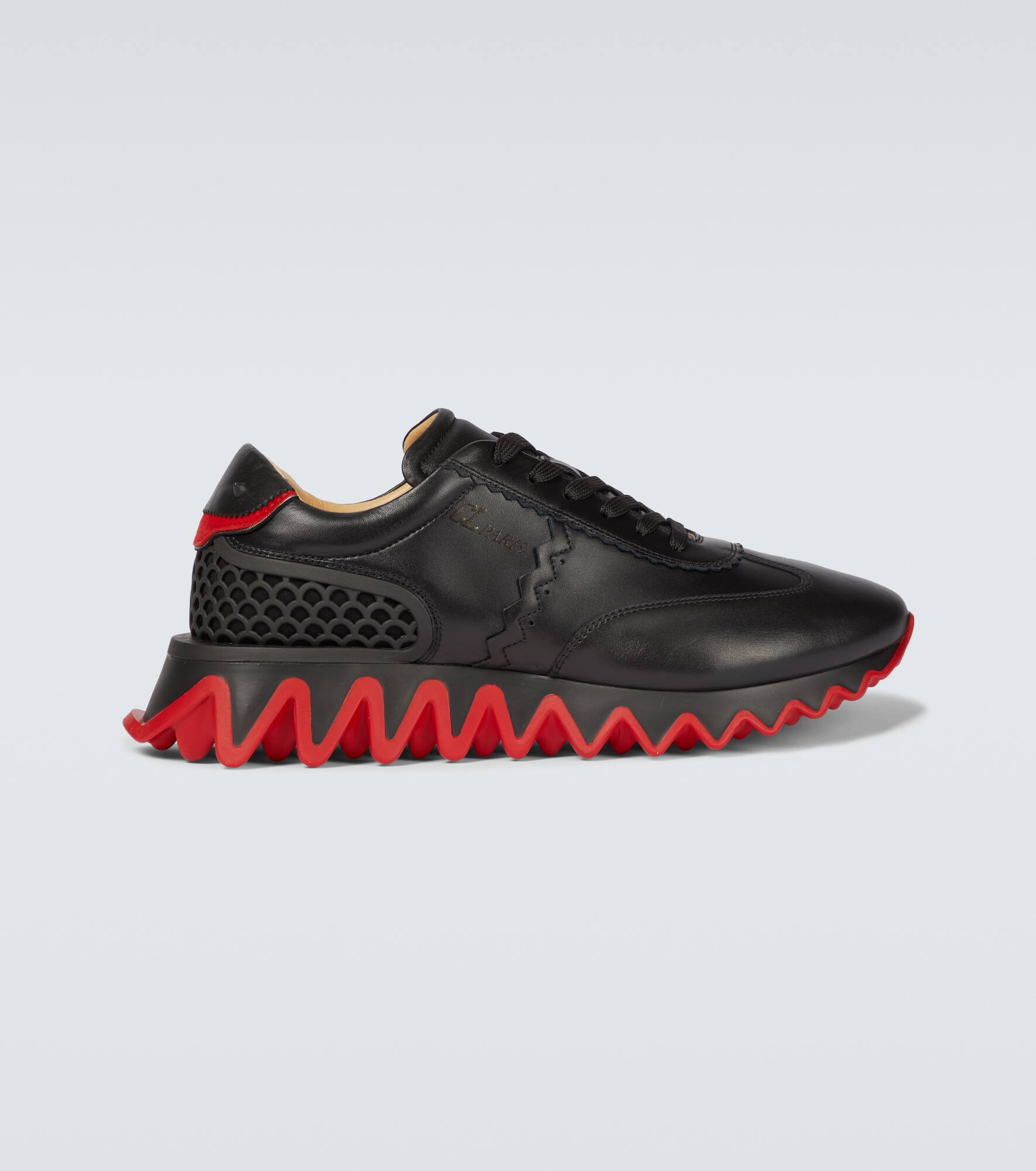 Loubishark leather sneakers - 1