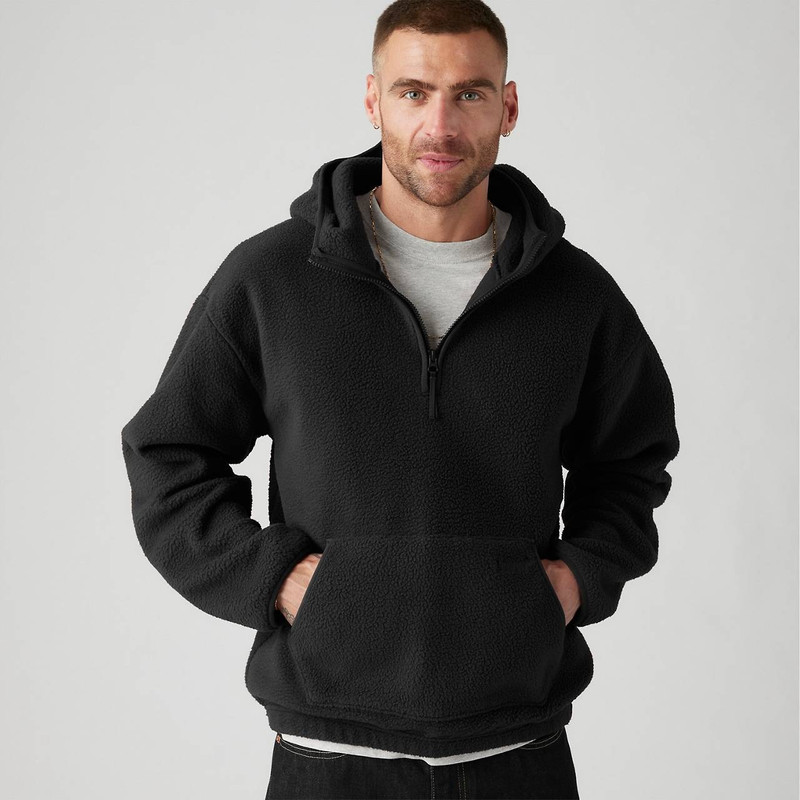 Levi's HOODED SHERPA PULLOVER outlook
