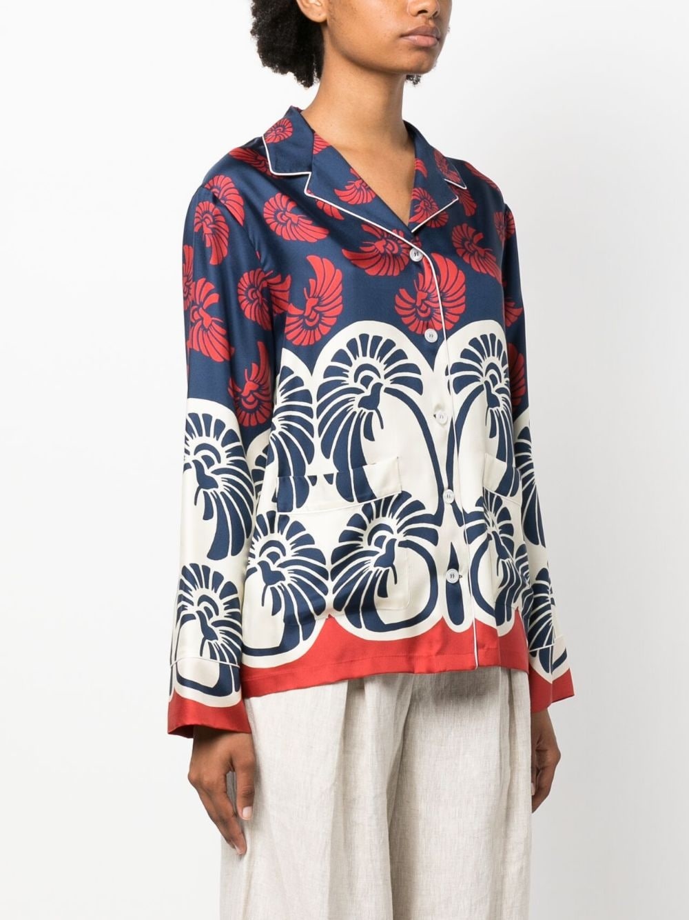 Hammock floral-print silk shirt - 3
