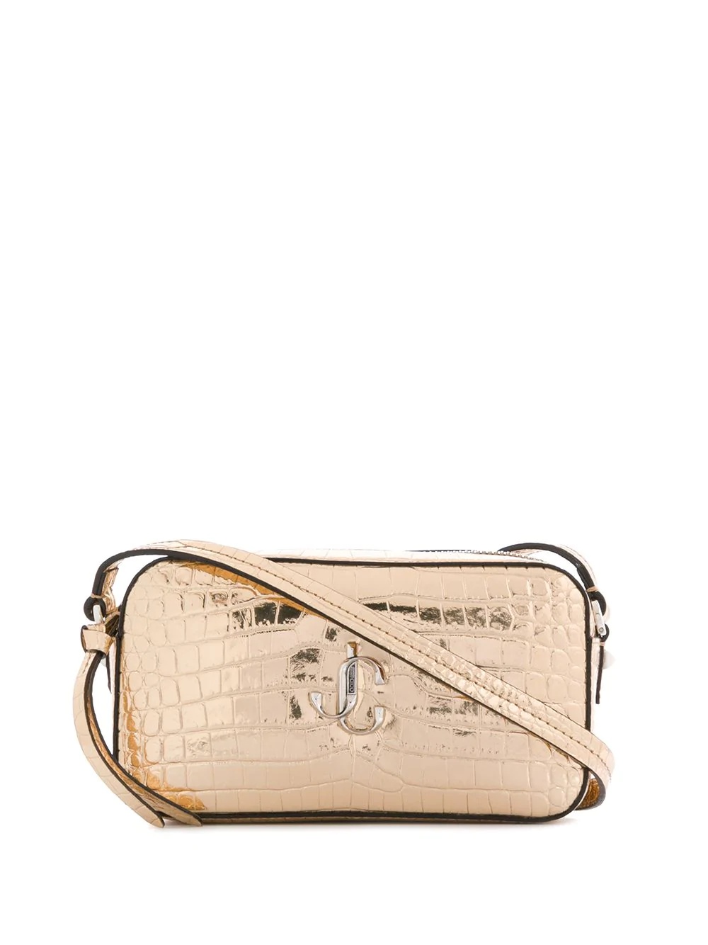 Hale crocodile-effect crossbody bag - 1