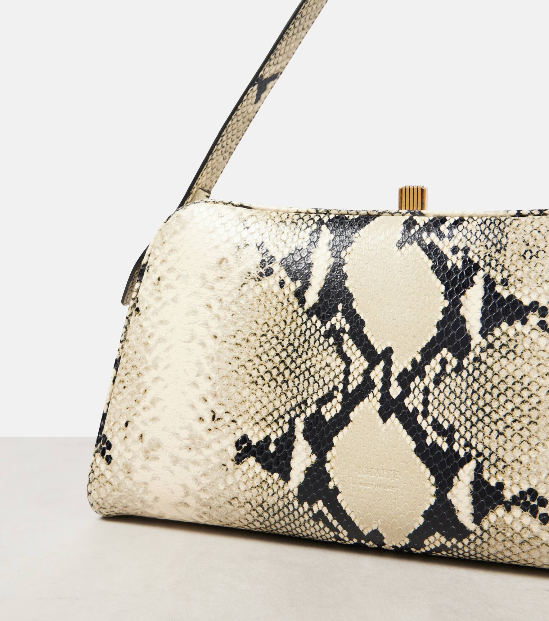 Cate snake-effect leather shoulder bag - 6