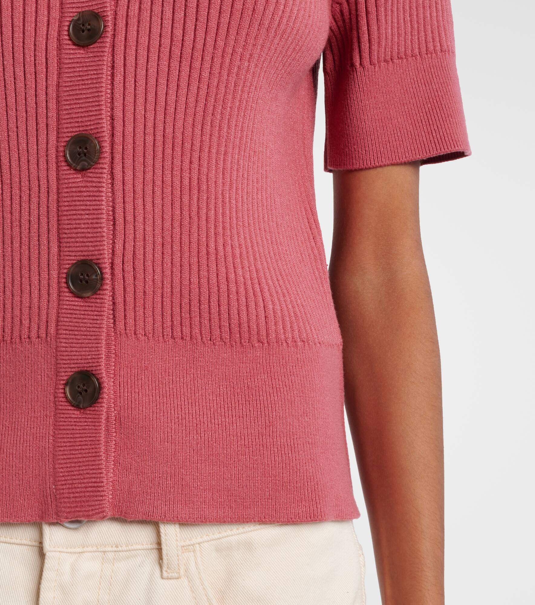 Micha ribbed-knit cardigan - 5