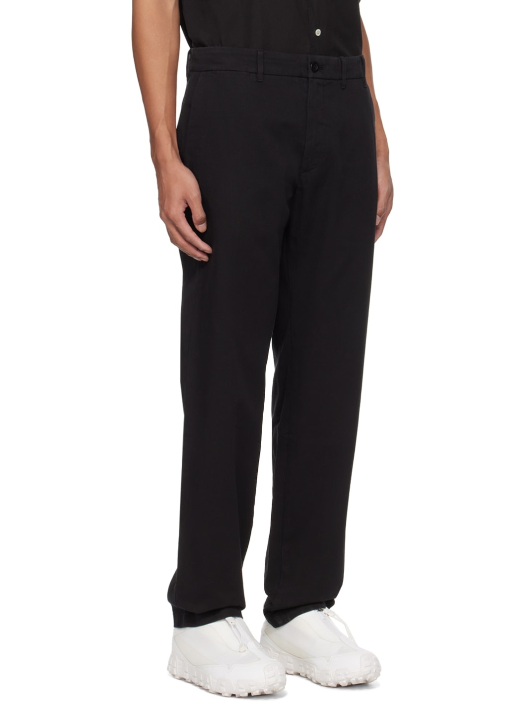 Black Aros Regular Trousers - 2