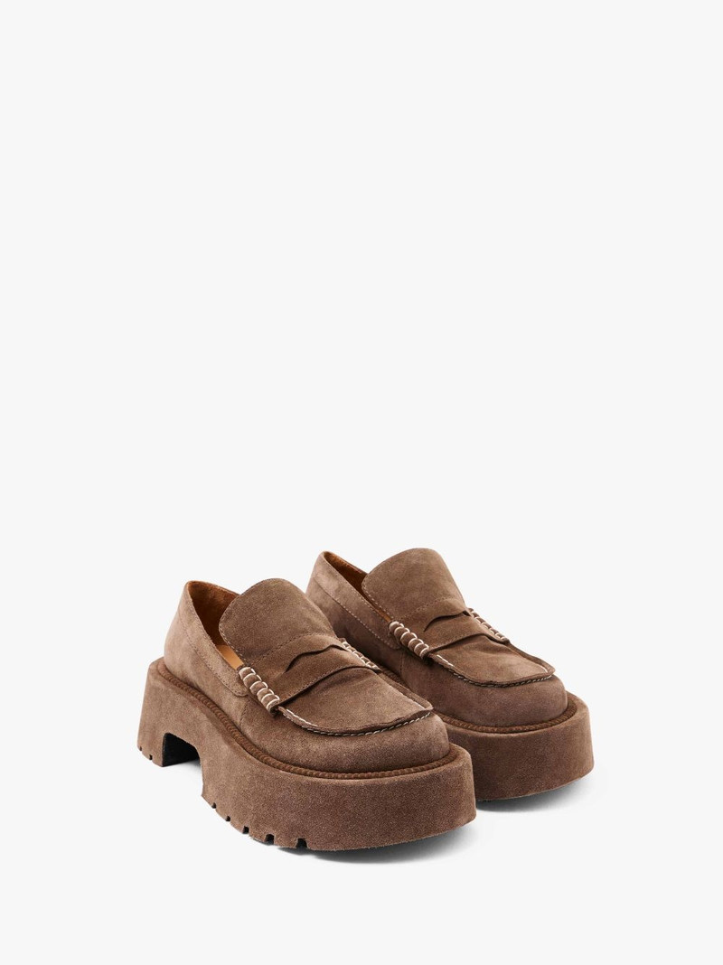 JW Anderson LEATHER PLATFORM MOCCASINS outlook