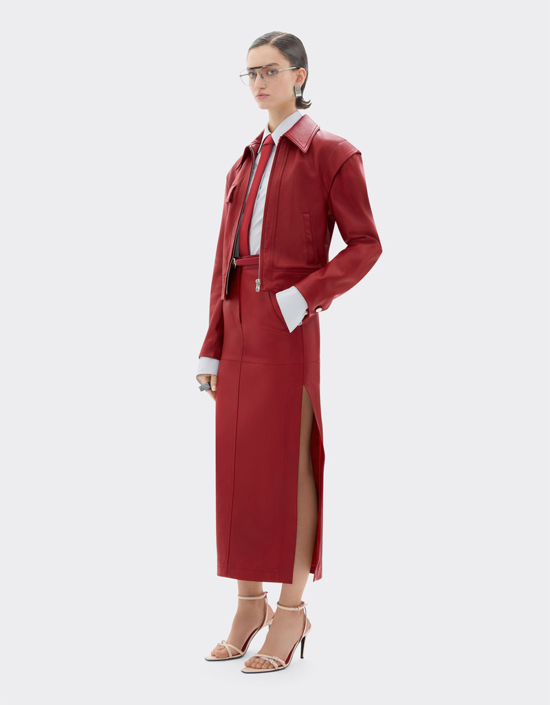 Deer-effect nappa leather blouson 3