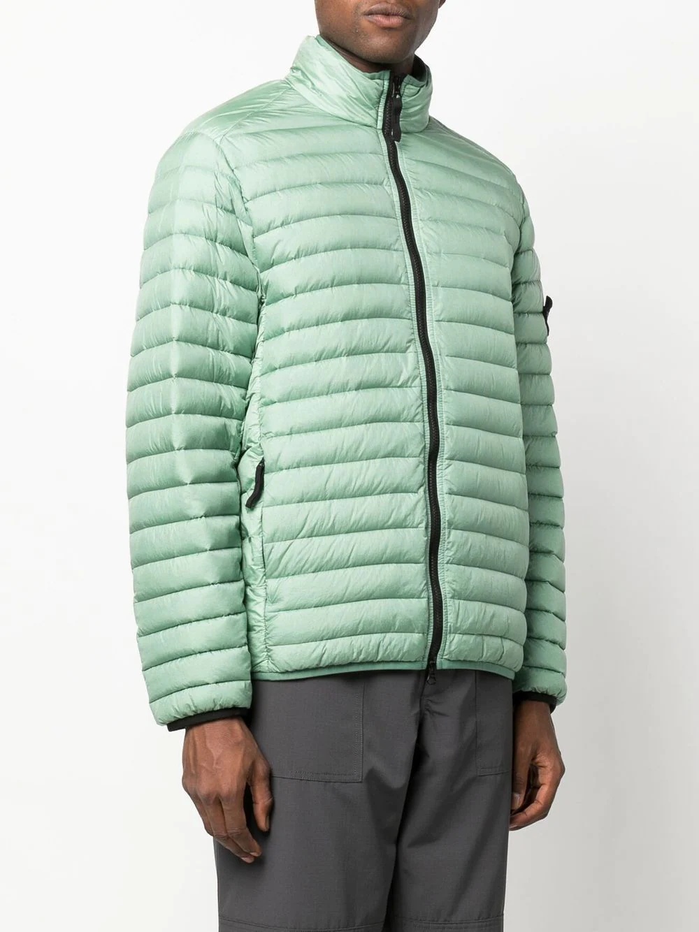 Compass-patch puffer jacket - 3