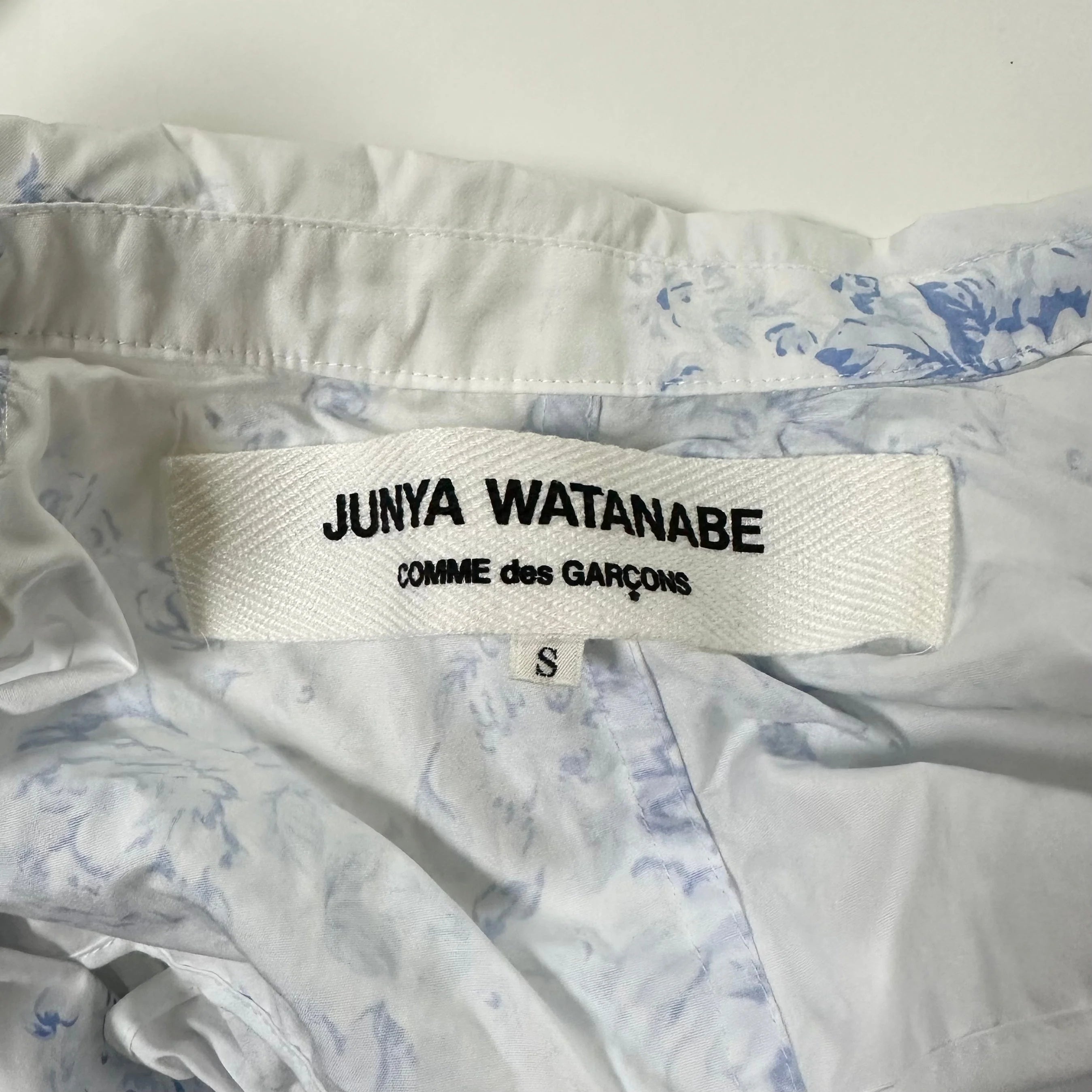 JUNYA WATANABE Spring Summer 2003 Floral Print Parachute Shirt and Midi Skirt Set Up - 6